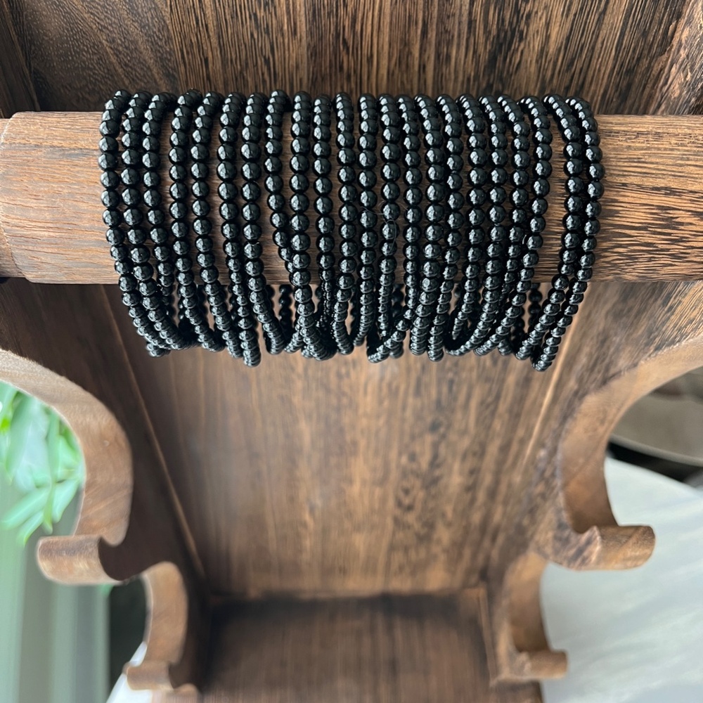 Black Onyx Bracelet (One) 4mm